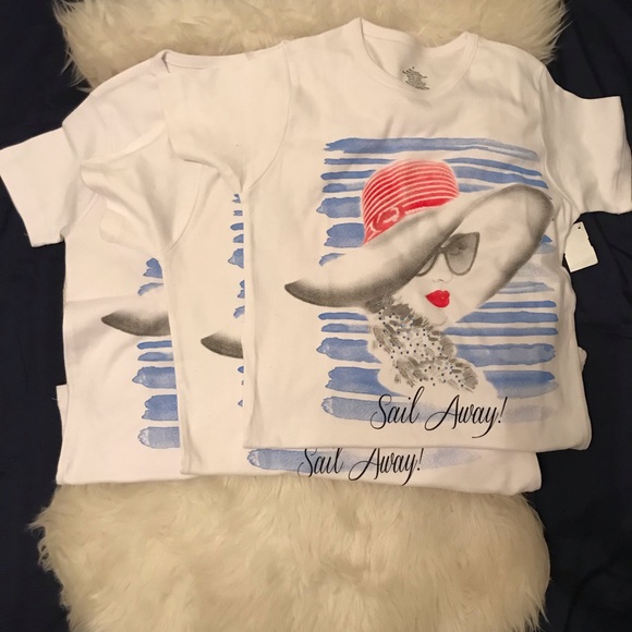 Tops - 3 sail away tees bundle
